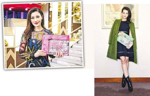 李嘉欣穿涂鸦上衣支持慈善胡杏儿同场现身(图)