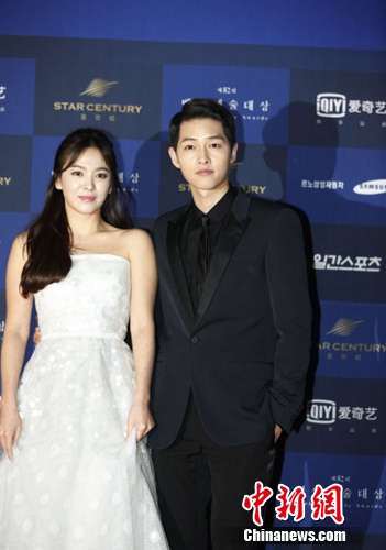 韩国百想艺术大赏奖项引关注“双宋”分获大奖