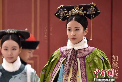 刘美彤《如懿传》杀青难舍剧组造型吸睛