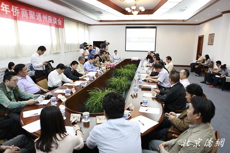 北京市官员与中国侨商会青年侨商座谈
