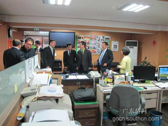 广东省侨办巡视员率团赴韩国访问了解侨社发展