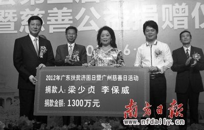 广州侨商会向市慈善总会捐赠超4000万元