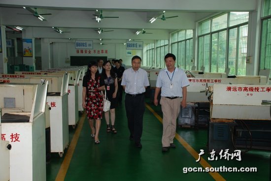 广东省侨办副主任赴清远市视察扶贫助学工作