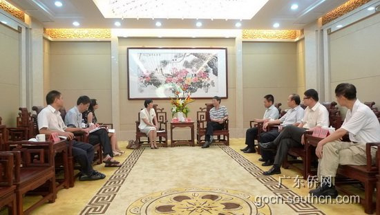 江西赣州市外侨办主任到访广东交流工作经验