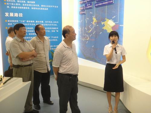 江苏省侨联副主席考察江宁经济技术开发区