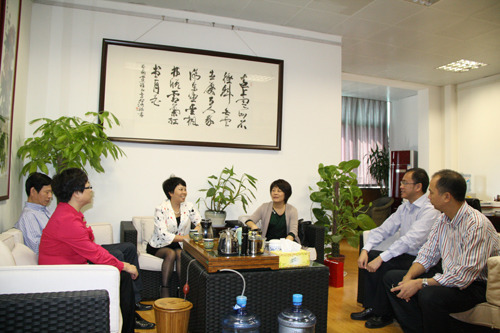 丽水市委统战部长访浙江省侨联探讨侨联工作