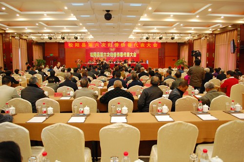 浙江丽水松阳县第六次归侨侨眷代表大会召开