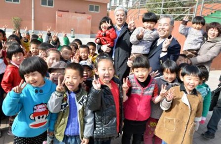 国际扶轮社3450地区为陕西43所学校捐建净水系统