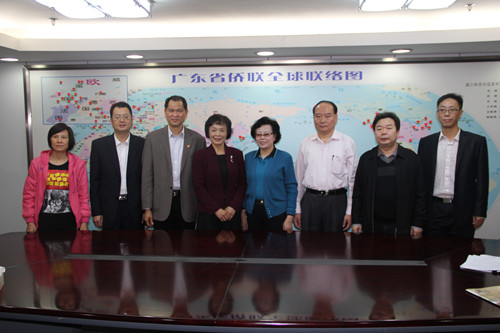 广东省侨联主席会见东莞市侨联访问团