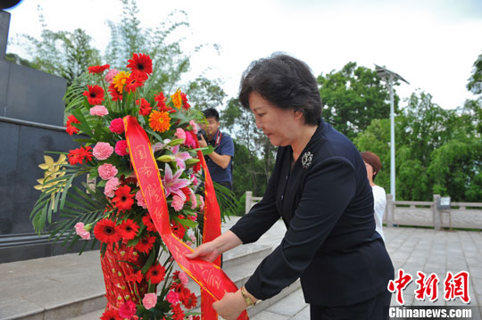 裘援平参观南洋华侨机工纪念碑:让更多人记住历史