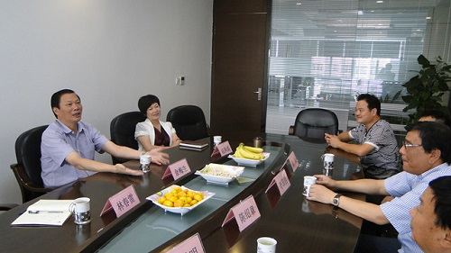 浙江省温州市侨联主席调研市开发区侨资企业