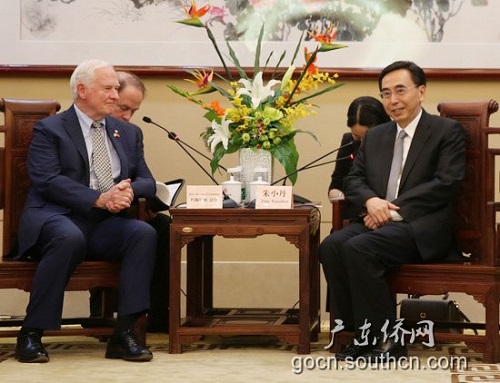 朱小丹:广东侨胞为中加关系发展作出重要贡献