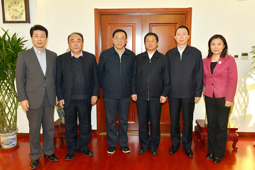 中国侨联主席林军会见天津市委统战部部长一行