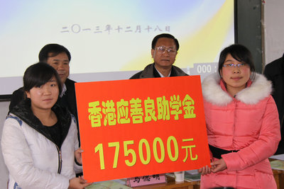 140名青海师范大学贫困生喜领“应善良助学金”